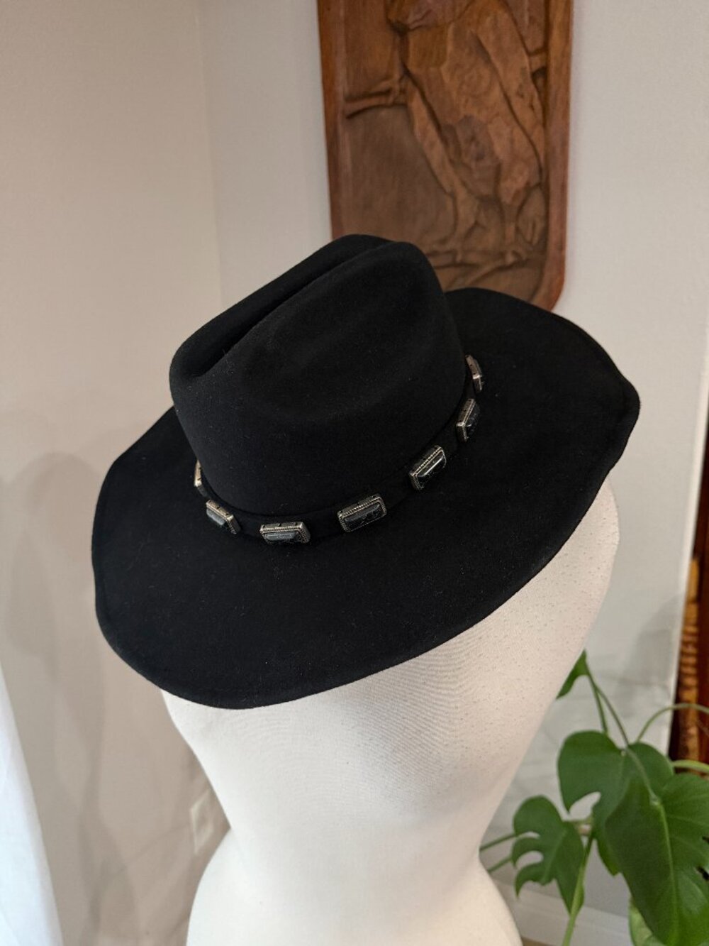 12th Tribe McGraw Black Onyx Western Cowboy Hat One Size